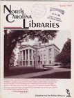North Carolina Libraries, Vol. 50,  no. 2